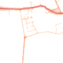 Daytime road noise heatmap for PE32 1UW