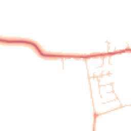Daytime road noise heatmap for PE32 1XG