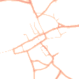 Daytime road noise heatmap for PE32 2AP