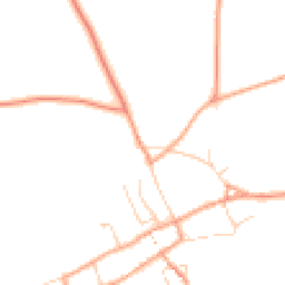 Daytime road noise heatmap for PE32 2AQ