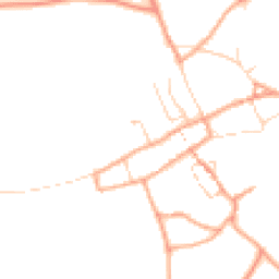 Daytime road noise heatmap for PE32 2AR