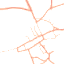 Daytime road noise heatmap for PE32 2AS