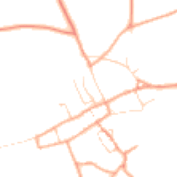 Daytime road noise heatmap for PE32 2AT