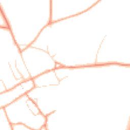 Daytime road noise heatmap for PE32 2AZ
