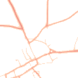 Daytime road noise heatmap for PE32 2BD