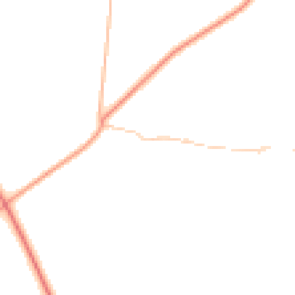 Daytime road noise heatmap for PE32 2BP