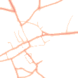 Daytime road noise heatmap for PE32 2FG