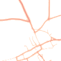 Daytime road noise heatmap for PE32 2GD