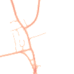 Daytime road noise heatmap for PE32 2HT