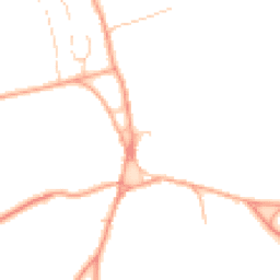 Daytime road noise heatmap for PE32 2HY