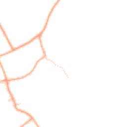 Daytime road noise heatmap for PE32 2NL