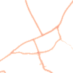 Daytime road noise heatmap for PE32 2NN