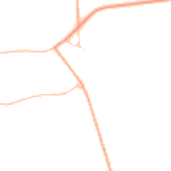 Daytime road noise heatmap for PE32 2QP