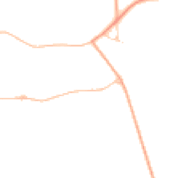 Daytime road noise heatmap for PE32 2QW