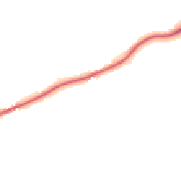 Daytime road noise heatmap for PE32 2RL