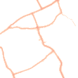 Daytime road noise heatmap for PE32 2TL