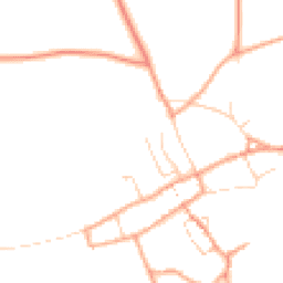 Daytime road noise heatmap for PE32 2XE