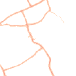 Daytime road noise heatmap for PE32 2XN