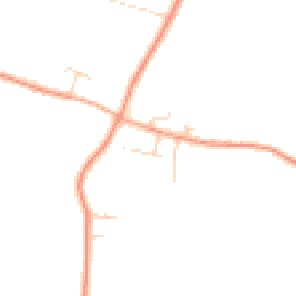 Daytime road noise heatmap for PE33 0AH