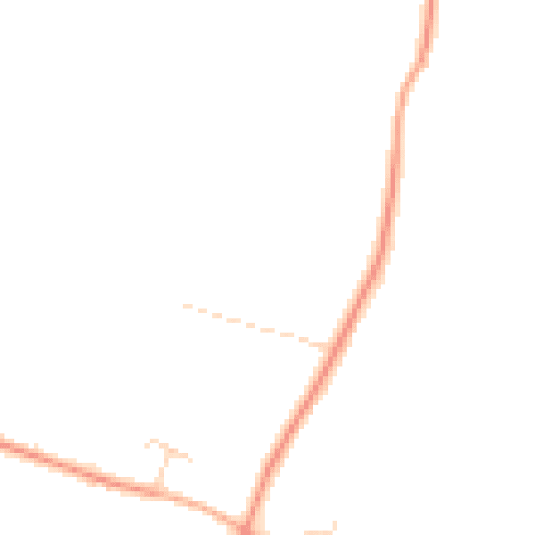 Daytime road noise heatmap for PE33 0AP