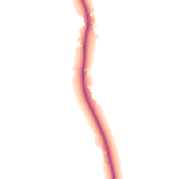 Night-time road noise heatmap for PE33 0AY