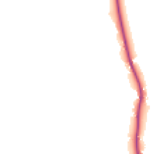 Night-time road noise heatmap for PE33 0BE