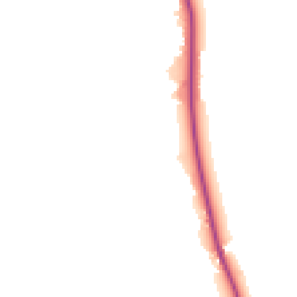 Night-time road noise heatmap for PE33 0BG