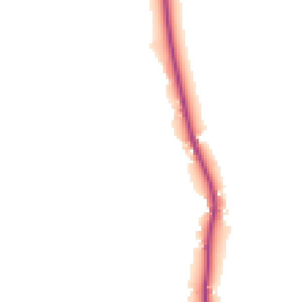 Night-time road noise heatmap for PE33 0BX