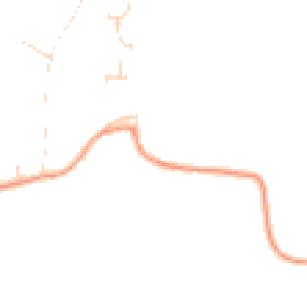 Daytime road noise heatmap for PE33 0DA