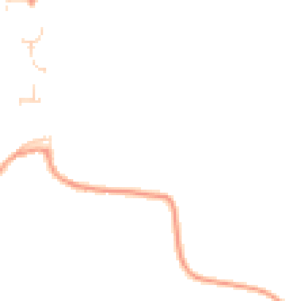 Daytime road noise heatmap for PE33 0DB