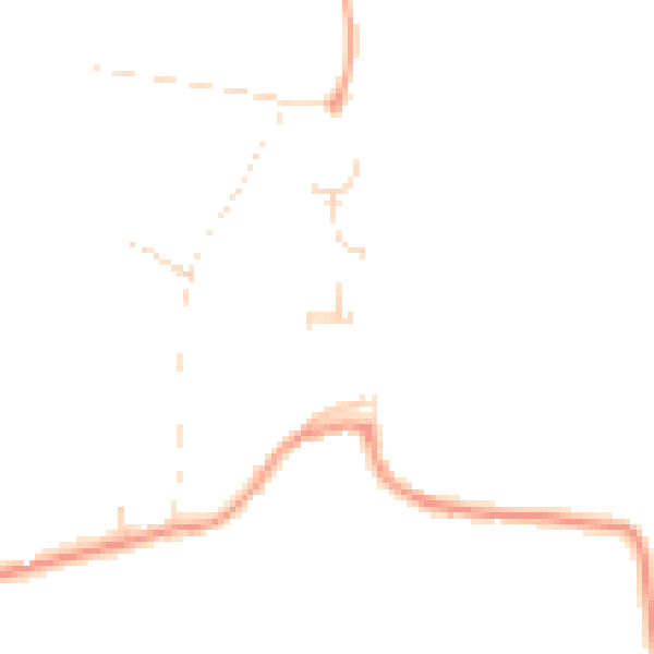Daytime road noise heatmap for PE33 0DE