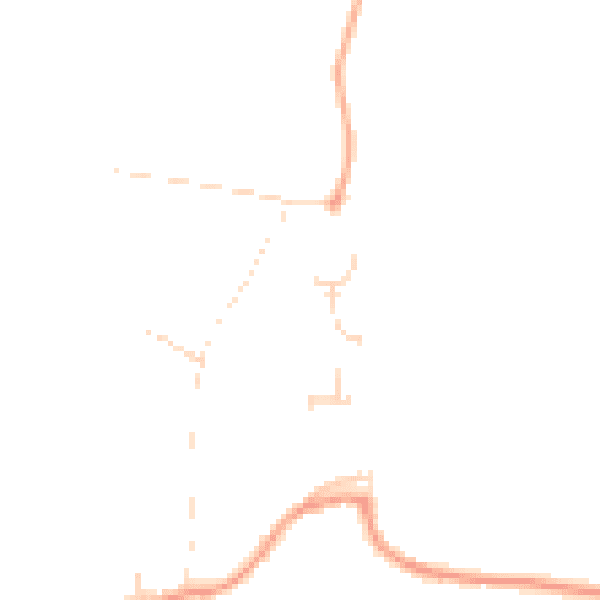 Daytime road noise heatmap for PE33 0DF