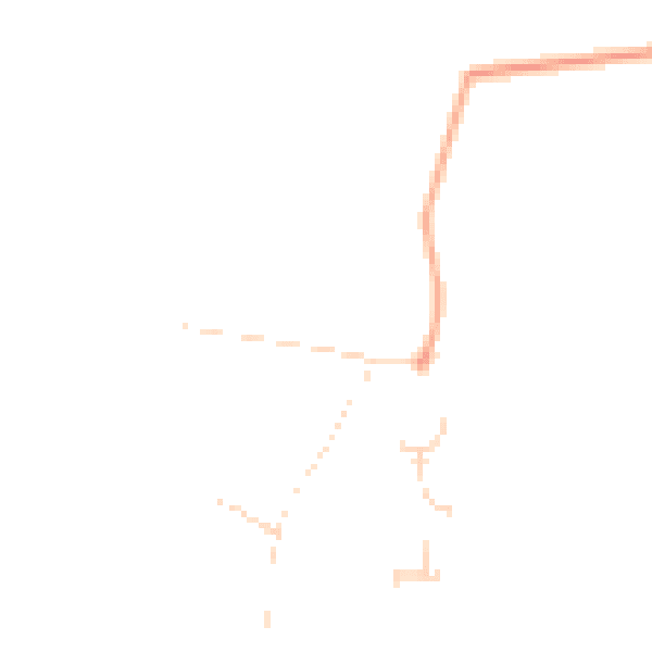 Daytime road noise heatmap for PE33 0DL