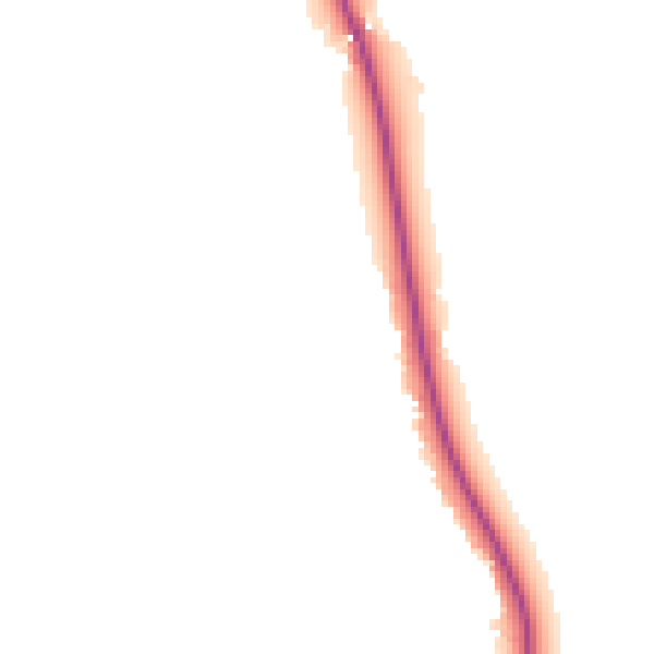 Night-time road noise heatmap for PE33 0NL