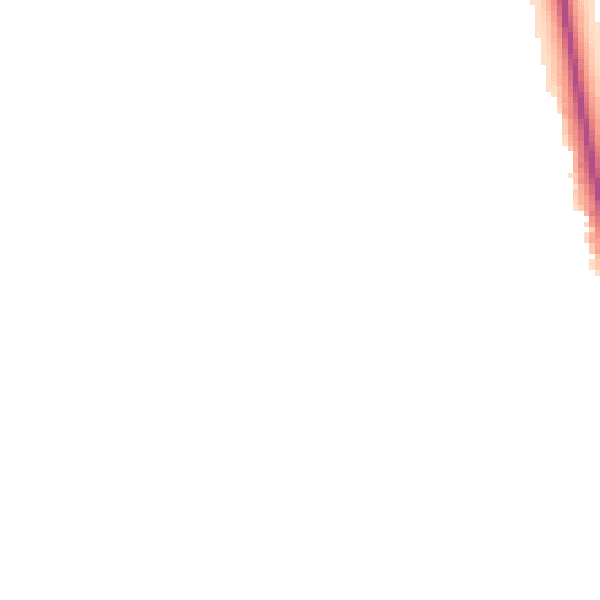 Night-time road noise heatmap for PE33 0PZ