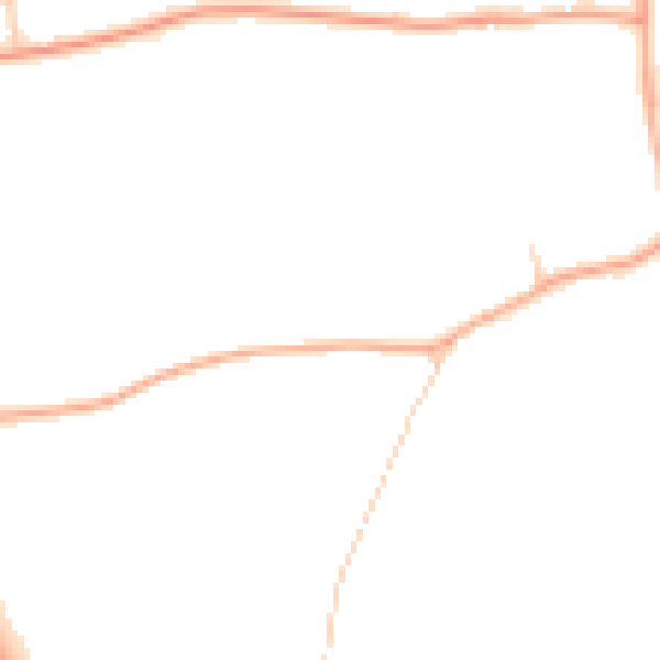 Daytime road noise heatmap for PE33 0QN