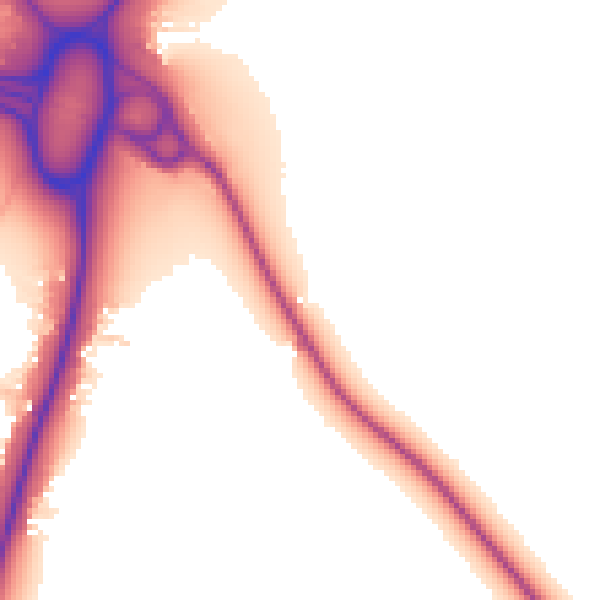 Daytime road noise heatmap for PE33 0QP