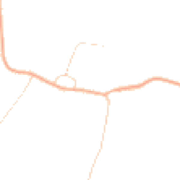 Daytime road noise heatmap for PE33 9AG