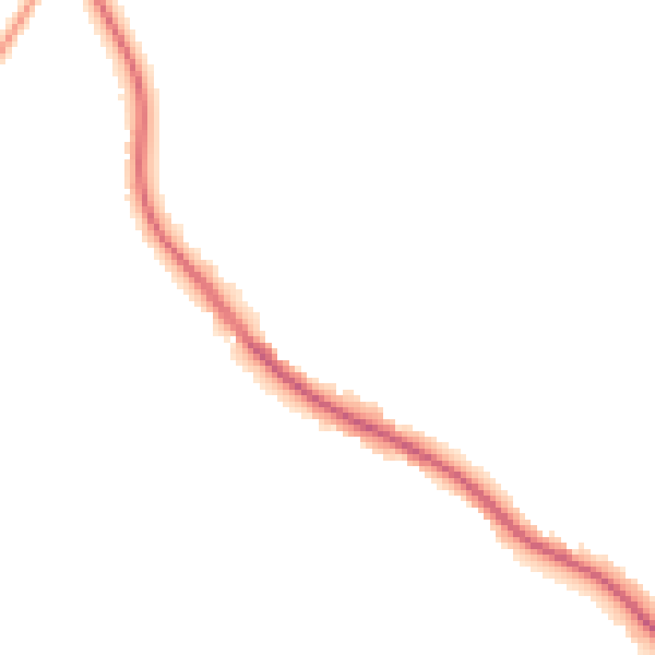 Night-time road noise heatmap for PE33 9AP
