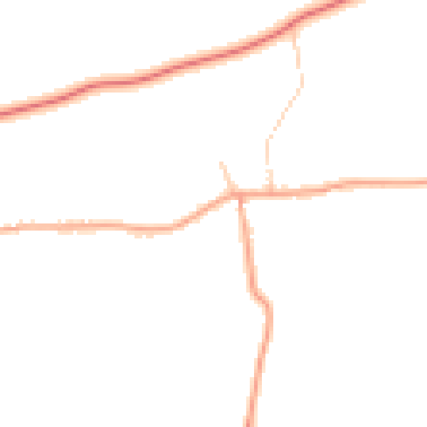 Daytime road noise heatmap for PE33 9BP