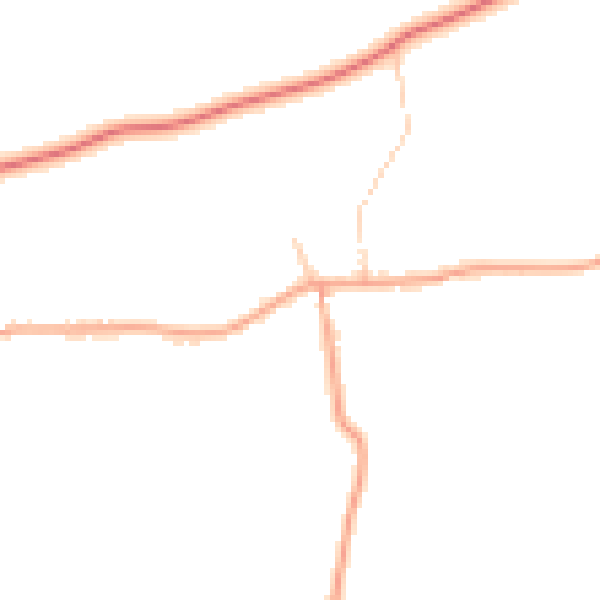 Daytime road noise heatmap for PE33 9BU