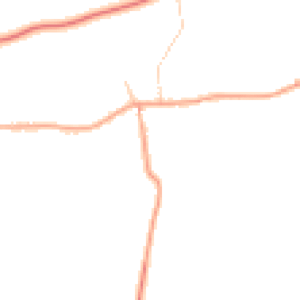 Daytime road noise heatmap for PE33 9BX