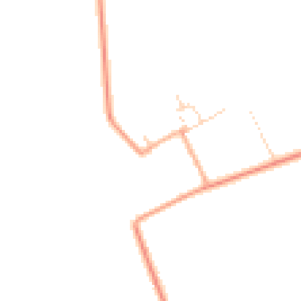 Daytime road noise heatmap for PE33 9DL