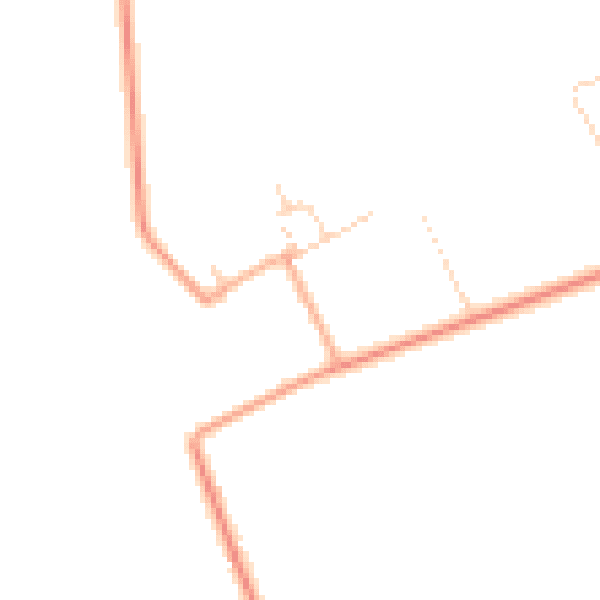 Daytime road noise heatmap for PE33 9DP