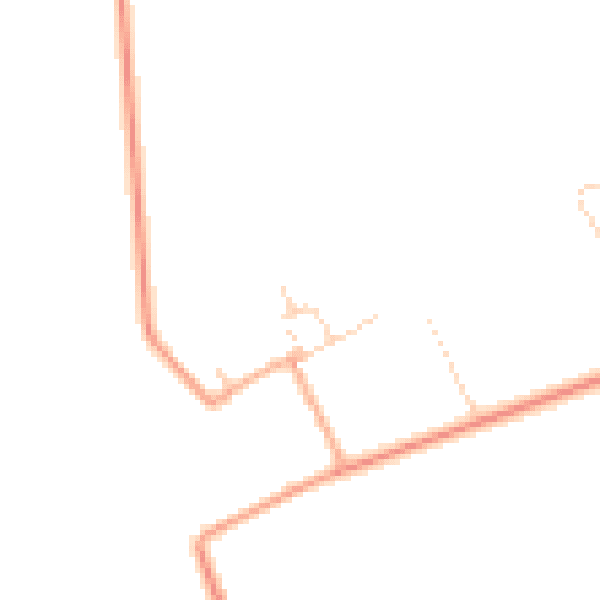 Daytime road noise heatmap for PE33 9DR