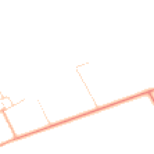 Daytime road noise heatmap for PE33 9DS