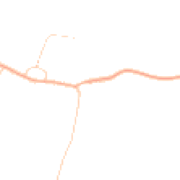 Daytime road noise heatmap for PE33 9EG
