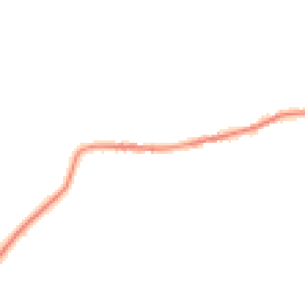 Night-time road noise heatmap for PE33 9EL
