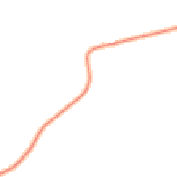 Daytime road noise heatmap for PE33 9EQ