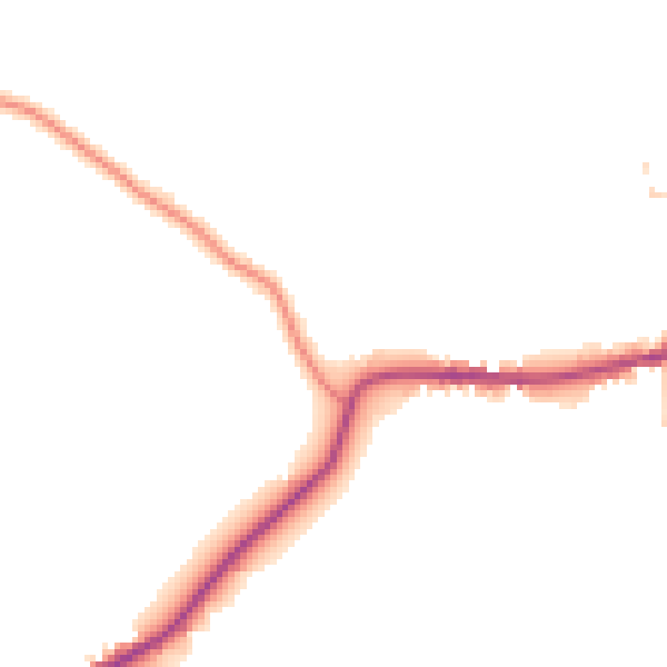 Daytime road noise heatmap for PE33 9GQ